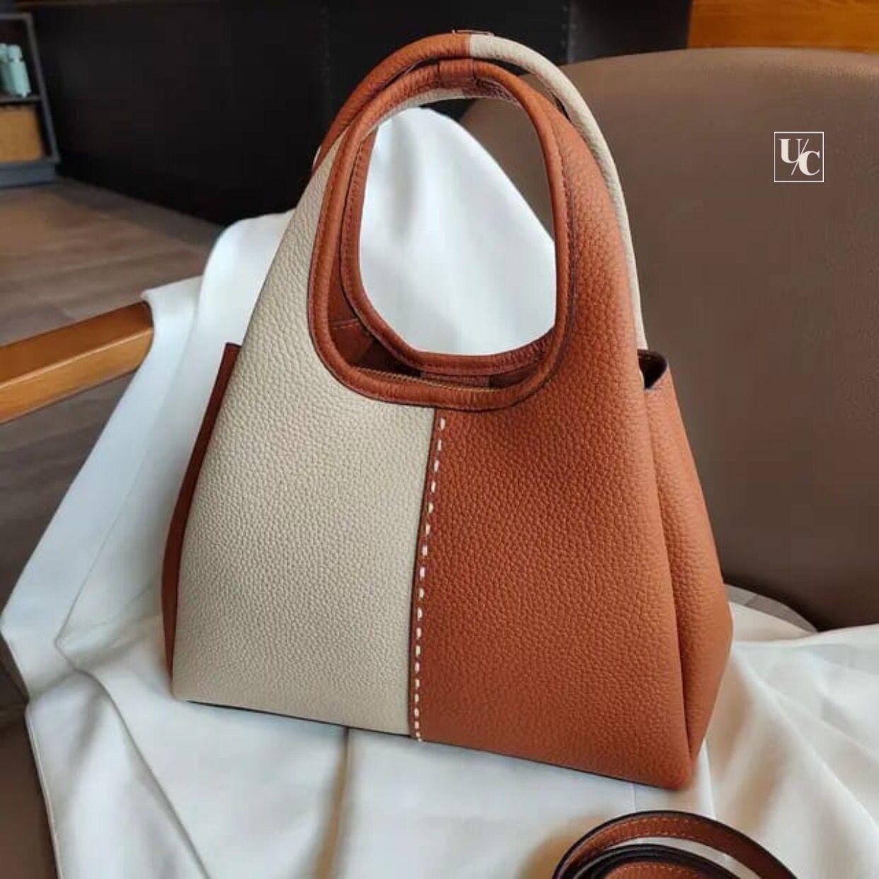 woman genuine leather hand bags