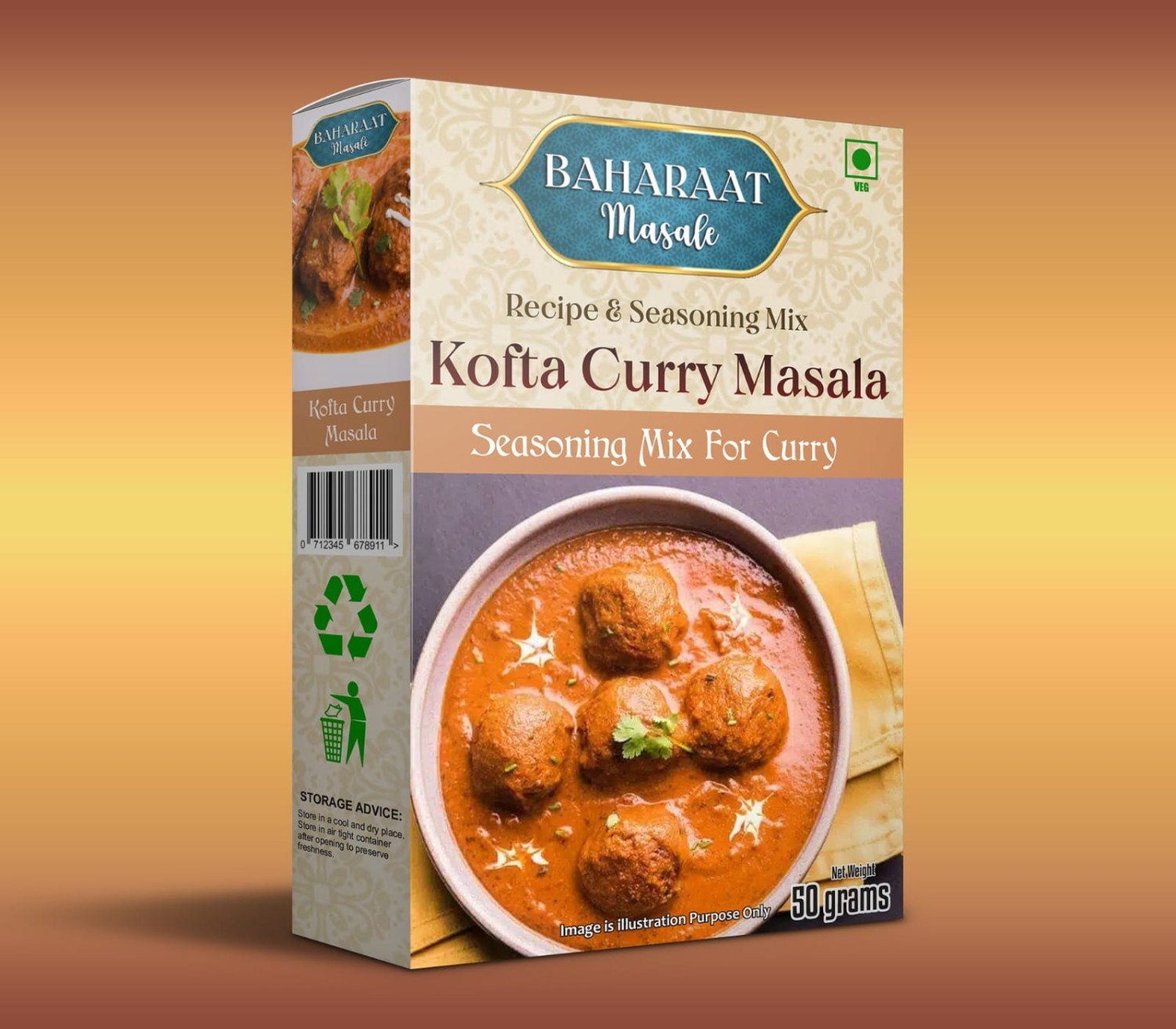 Baharaat masala kofta curry masala