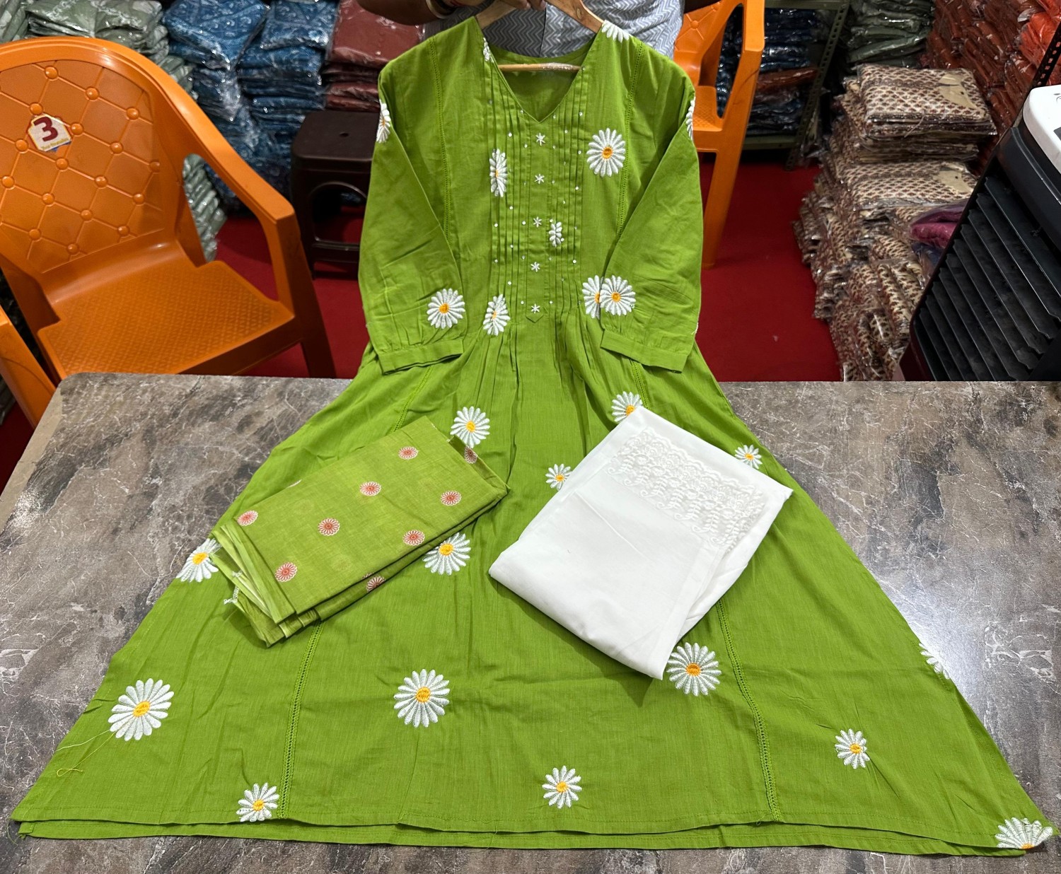 Kurti,pant& dupatta set