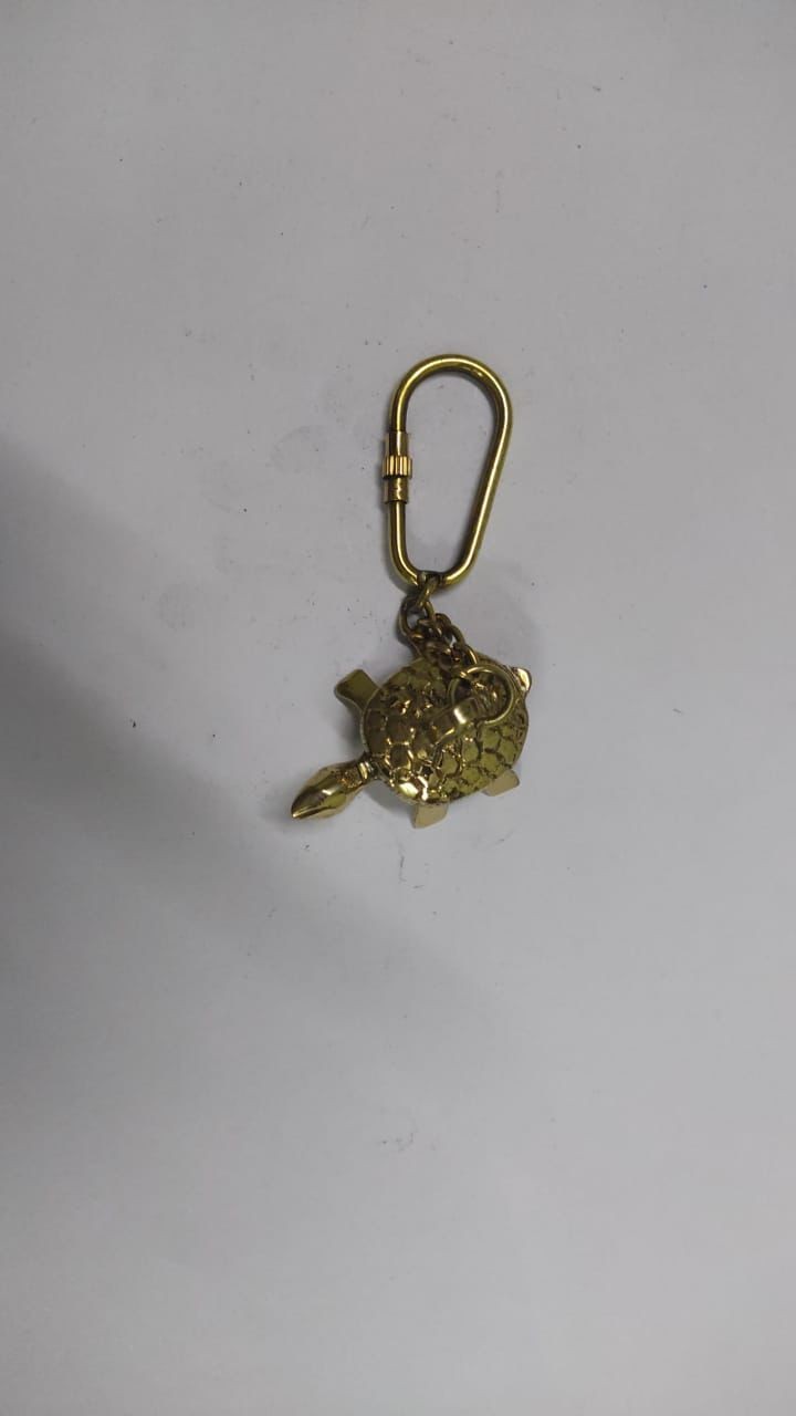 Brass keychain