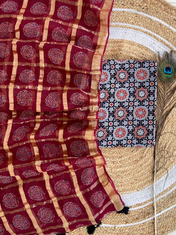 cotton printed suit with dupatta